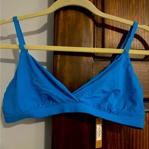 SKIMS bralette in Mykonos (blue) 💙 Size L / NWT